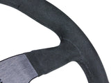 Momo Monte Carlo Steering Wheel - 350mm Black Alcantara Suede