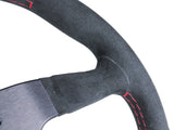 Momo Monte Carlo Steering Wheel - 350mm Black Alcantara Suede