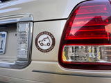 JDM Toyota Dog Domed Sticker