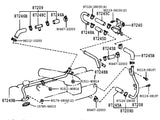 Land Cruiser 80 Heater Valve and Hose kit