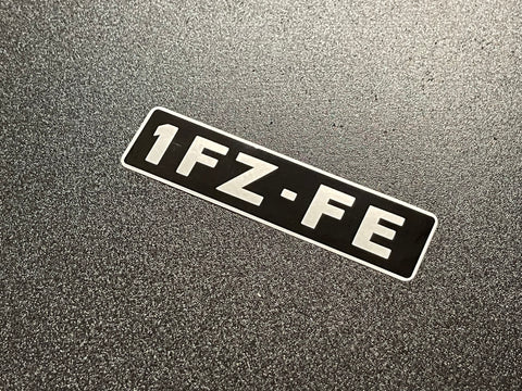 1FZ-FE Engine Name Plate