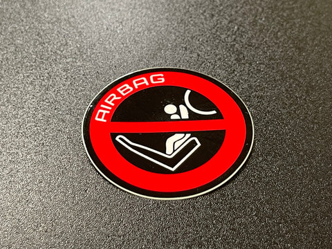 Passenger Air Bag Caution Label