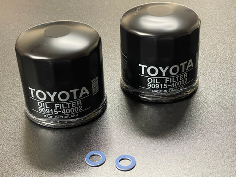 Land Cruiser 80 1FZ-FE oil filter X2