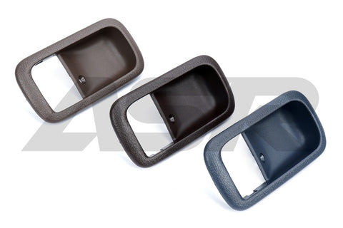 OEM Toyota Land Cruiser FZJ80 91-97 Inner Door Handle Bezel Set (Gray, 4 Pieces)
