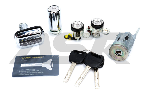 Toyota Land Cruiser 80 LX450 Ignition Door Cylinder Key Set – ASR
