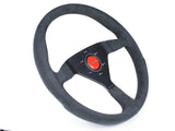 Momo Monte Carlo Steering Wheel - 350mm Black Alcantara Suede